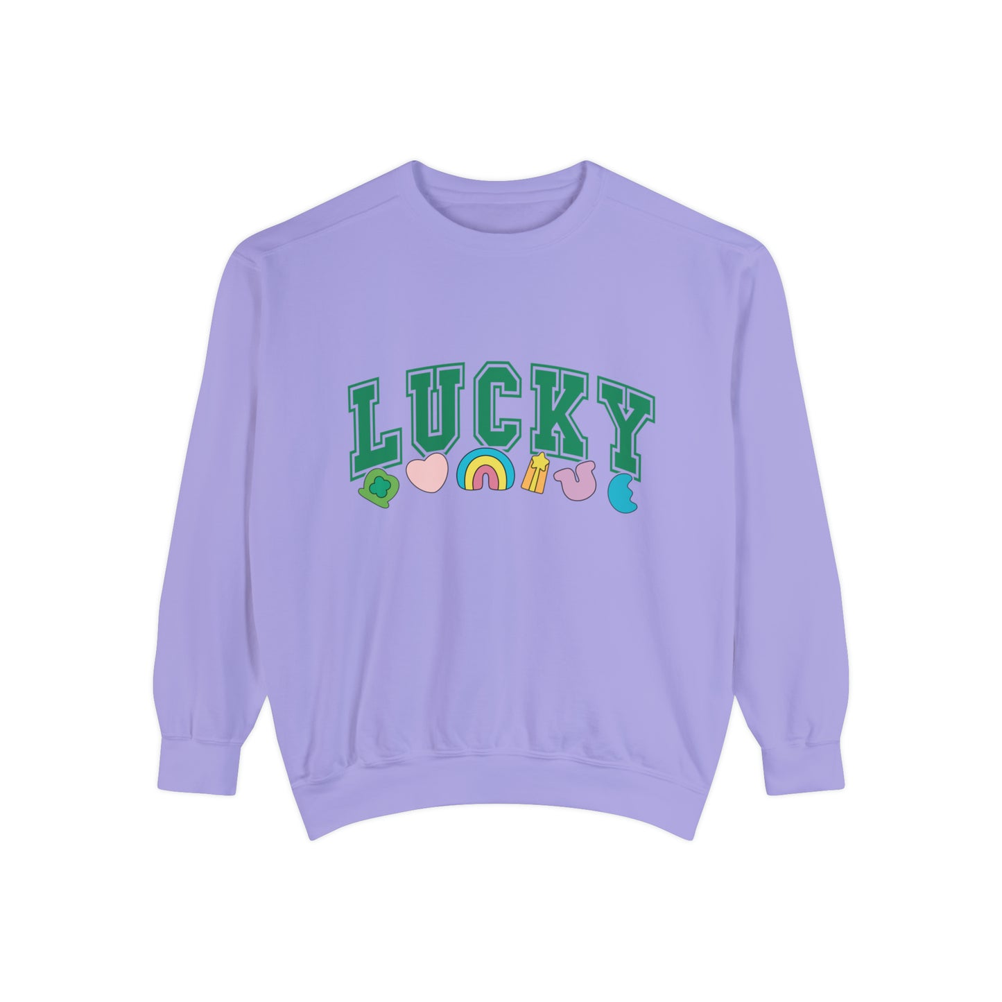 LUCKY Unisex Garment-Dyed Sweatshirt