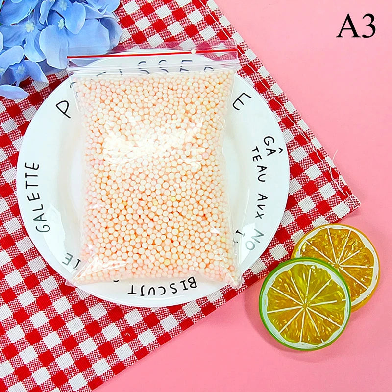 9Colors 3D Fluffy Foam Clay Slime DIY Soft Cotton Slime Ball Education Craft Toy Antistress Kids Toys for Children