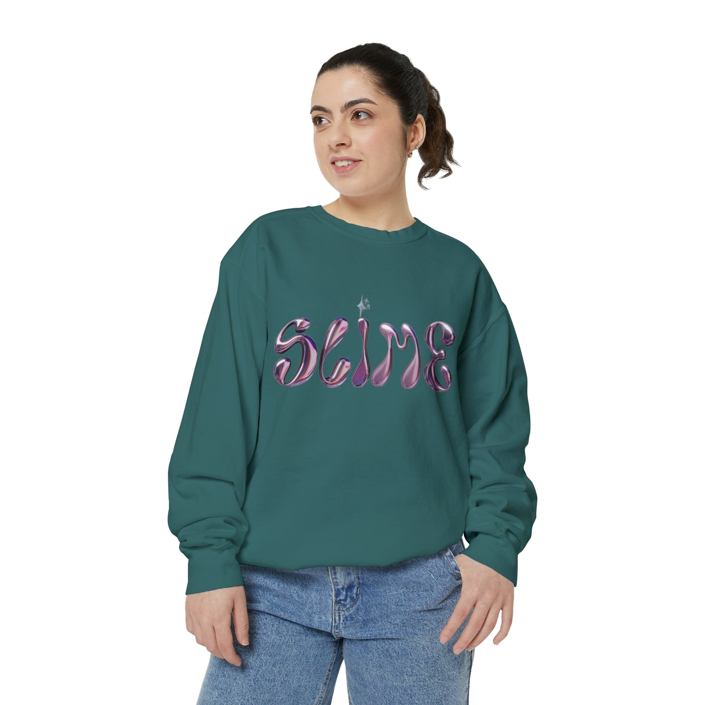 SLIME Crew Garment-Dyed Sweatshirt