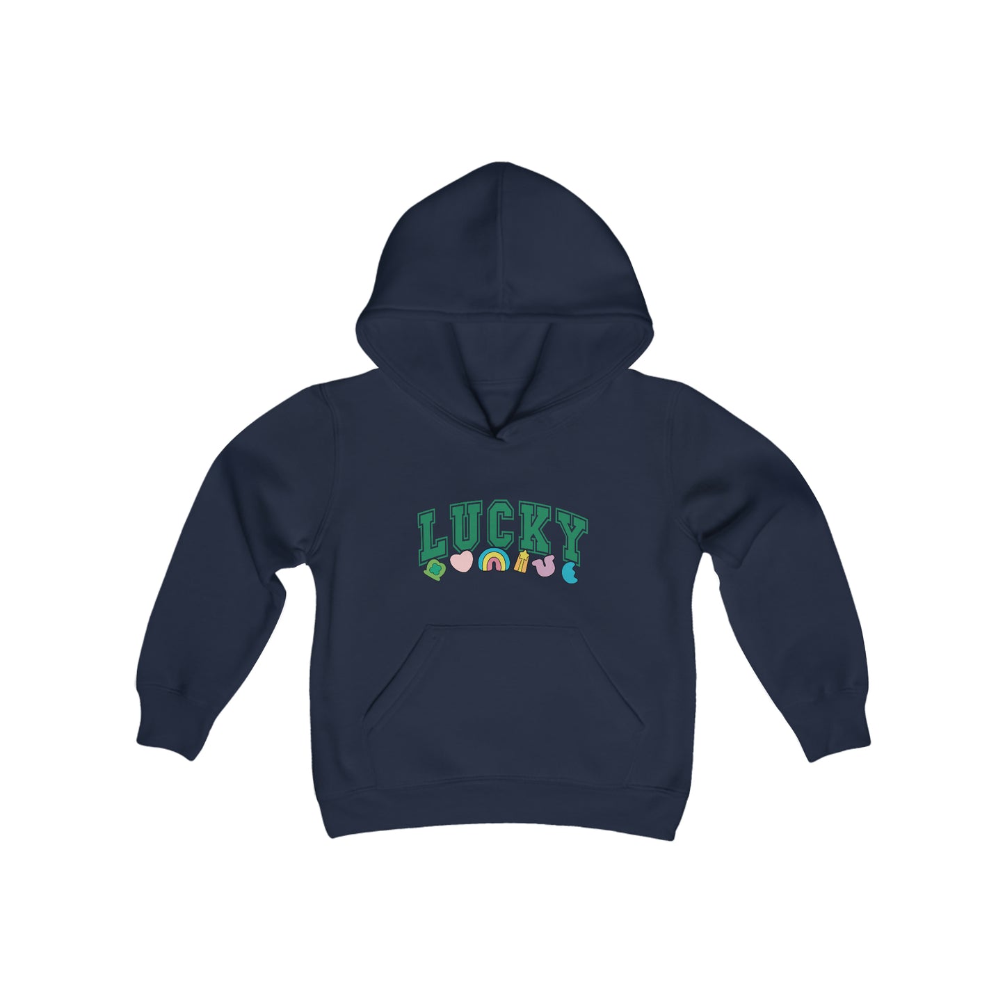 Youth LUCKY Heavy Blend Hooded Sweatshirt