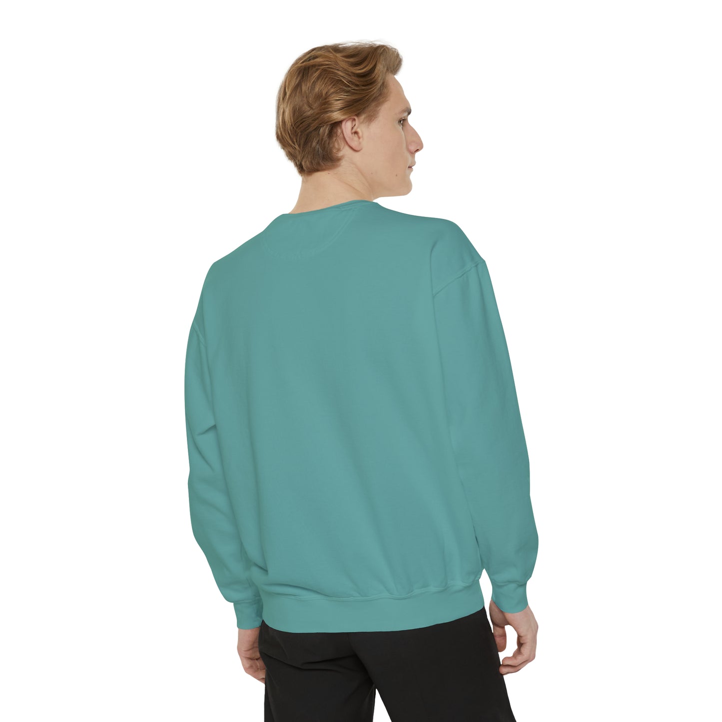 Conversation Hearts Unisex Garment-Dyed Sweatshirt Designed By Nichole Jacklyne