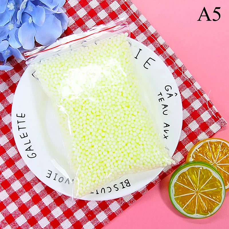 9Colors 3D Fluffy Foam Clay Slime DIY Soft Cotton Slime Ball Education Craft Toy Antistress Kids Toys for Children