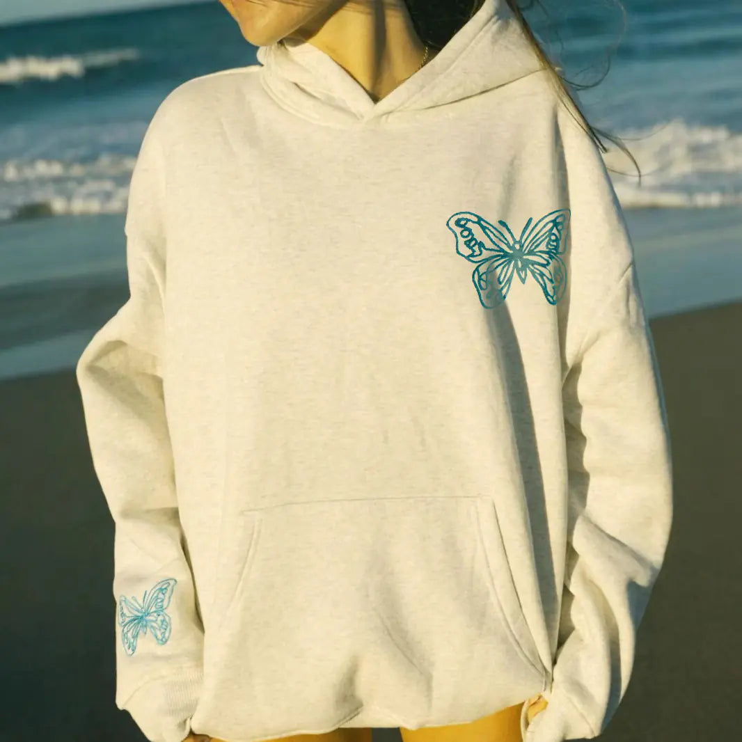 Embroidered Pullover Sweatshirt
