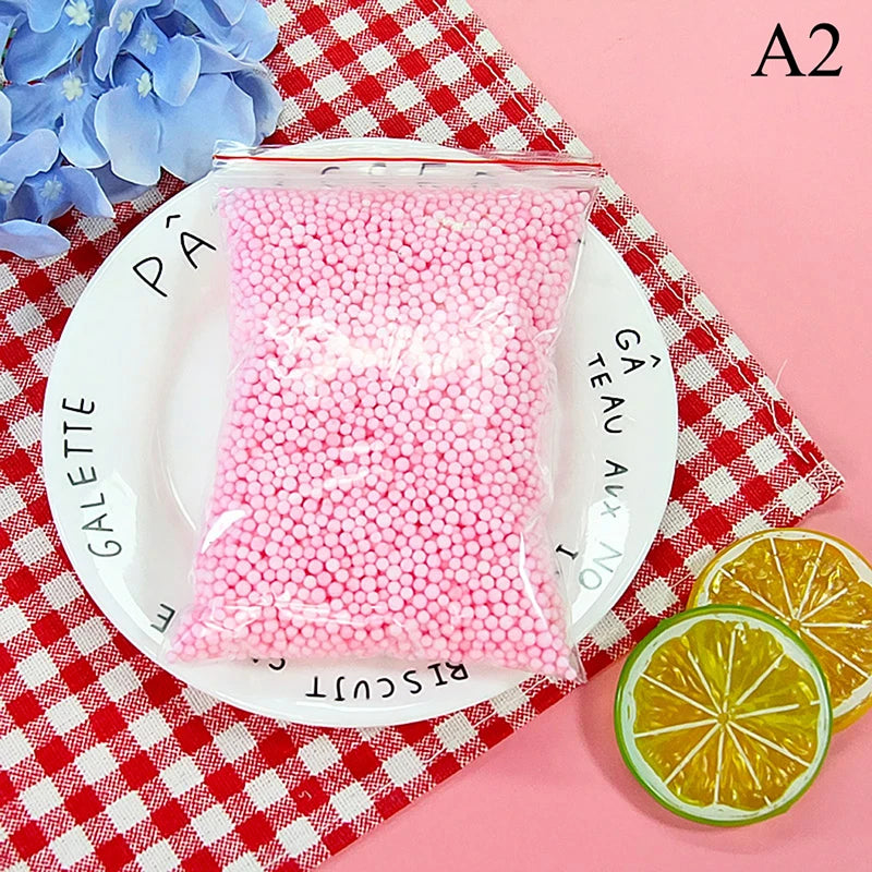9Colors 3D Fluffy Foam Clay Slime DIY Soft Cotton Slime Ball Education Craft Toy Antistress Kids Toys for Children