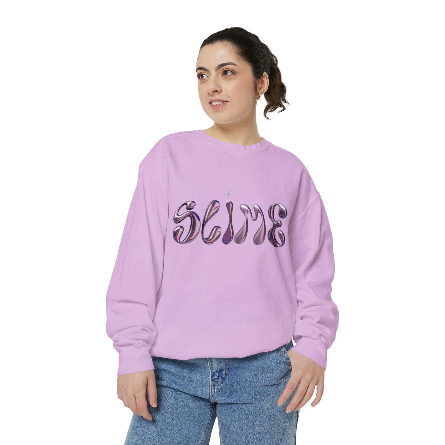 SLIME Crew Garment-Dyed Sweatshirt