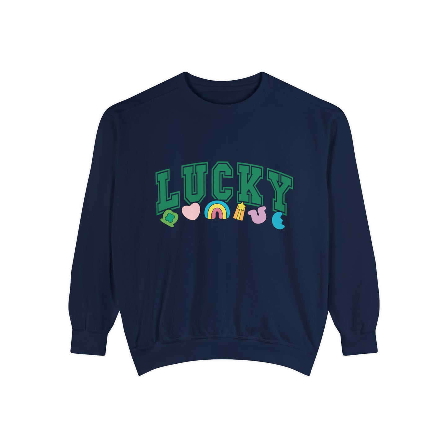 LUCKY Unisex Garment-Dyed Sweatshirt