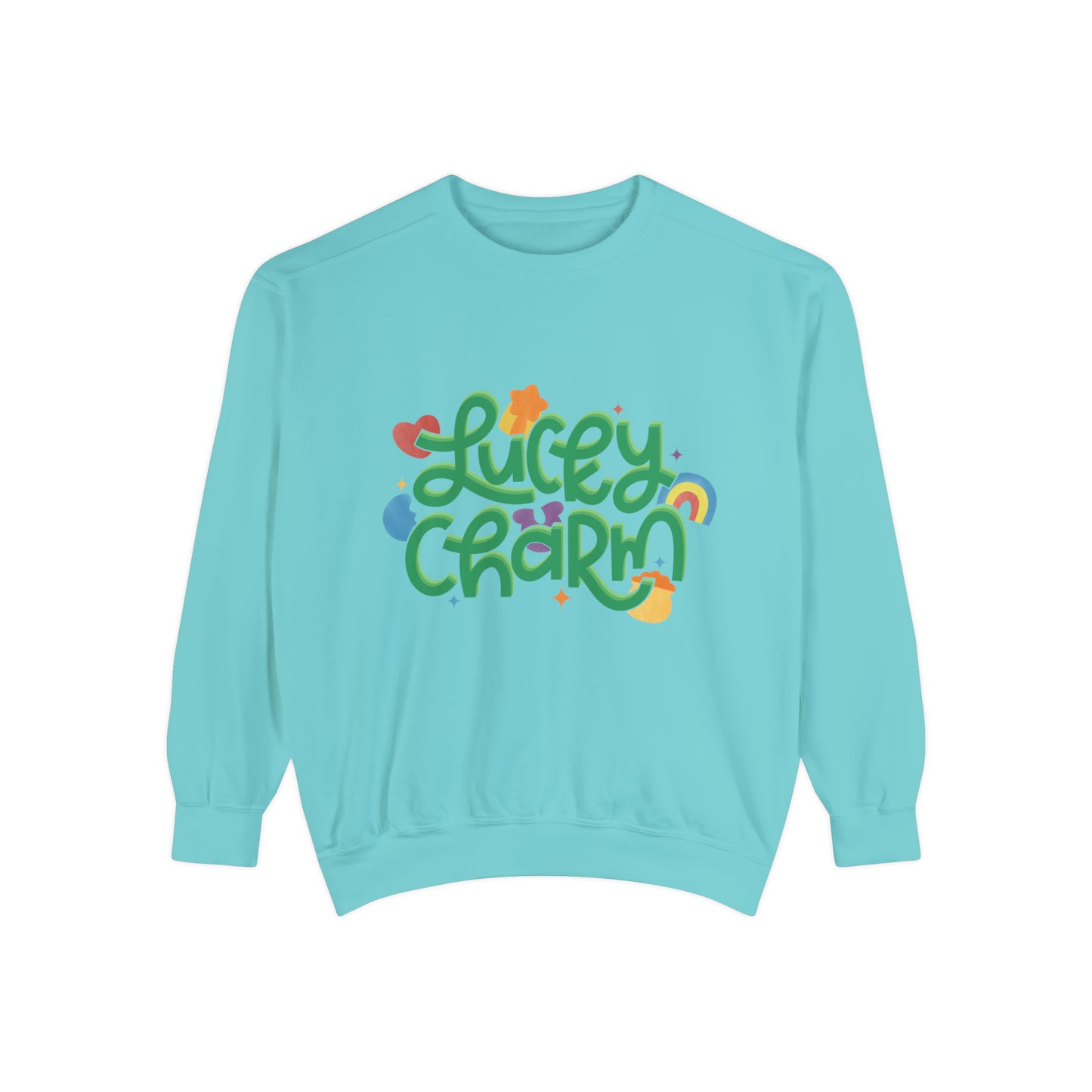 LUCKY CHARM Unisex Garment-Dyed Sweatshirt