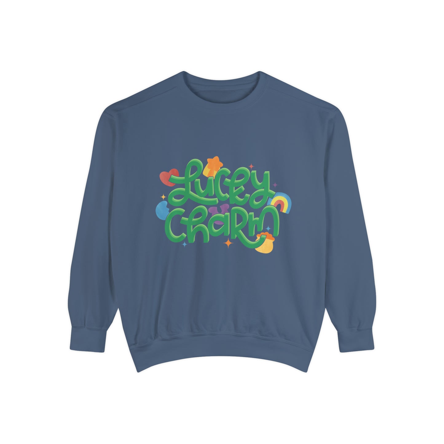 LUCKY CHARM Unisex Garment-Dyed Sweatshirt