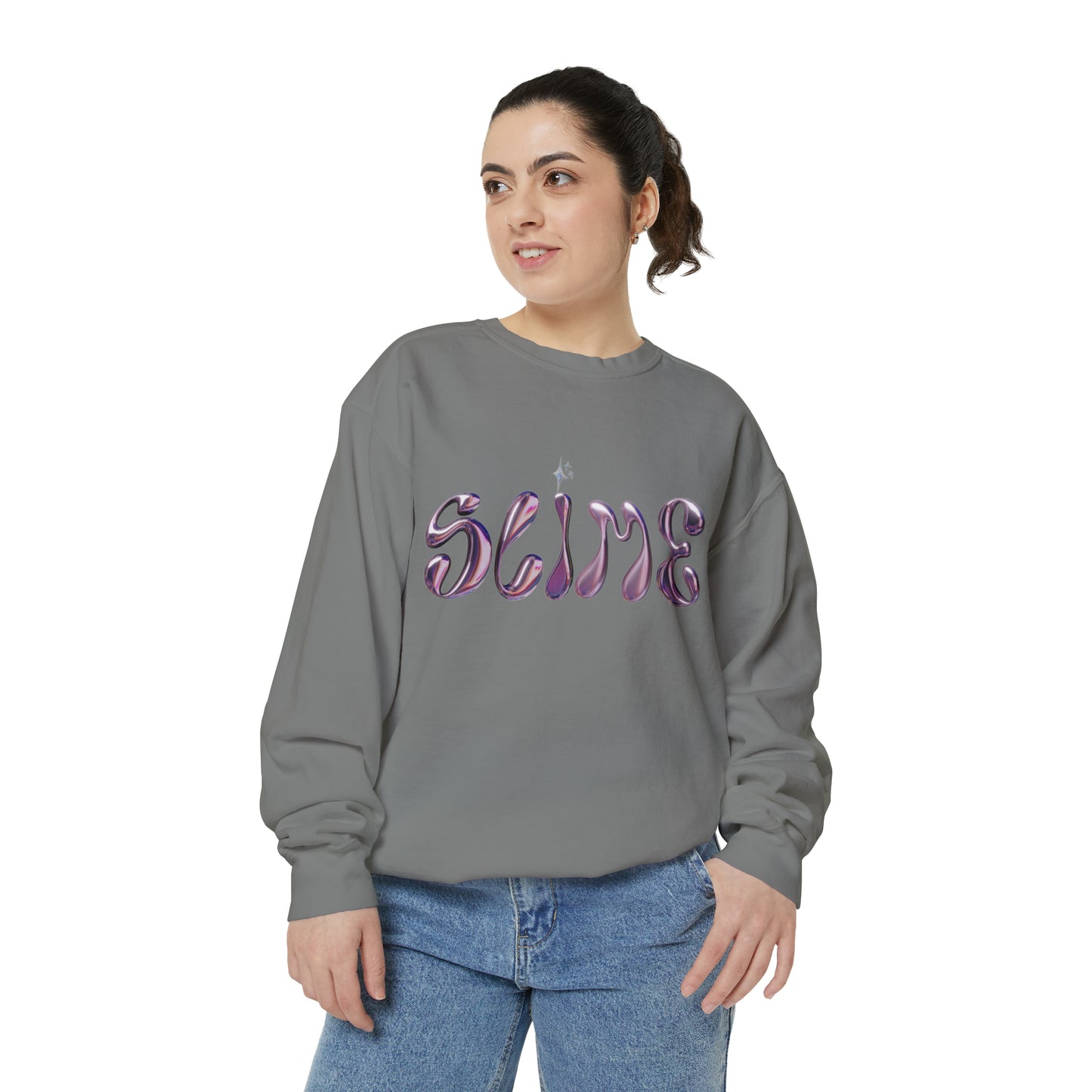 SLIME Crew Garment-Dyed Sweatshirt