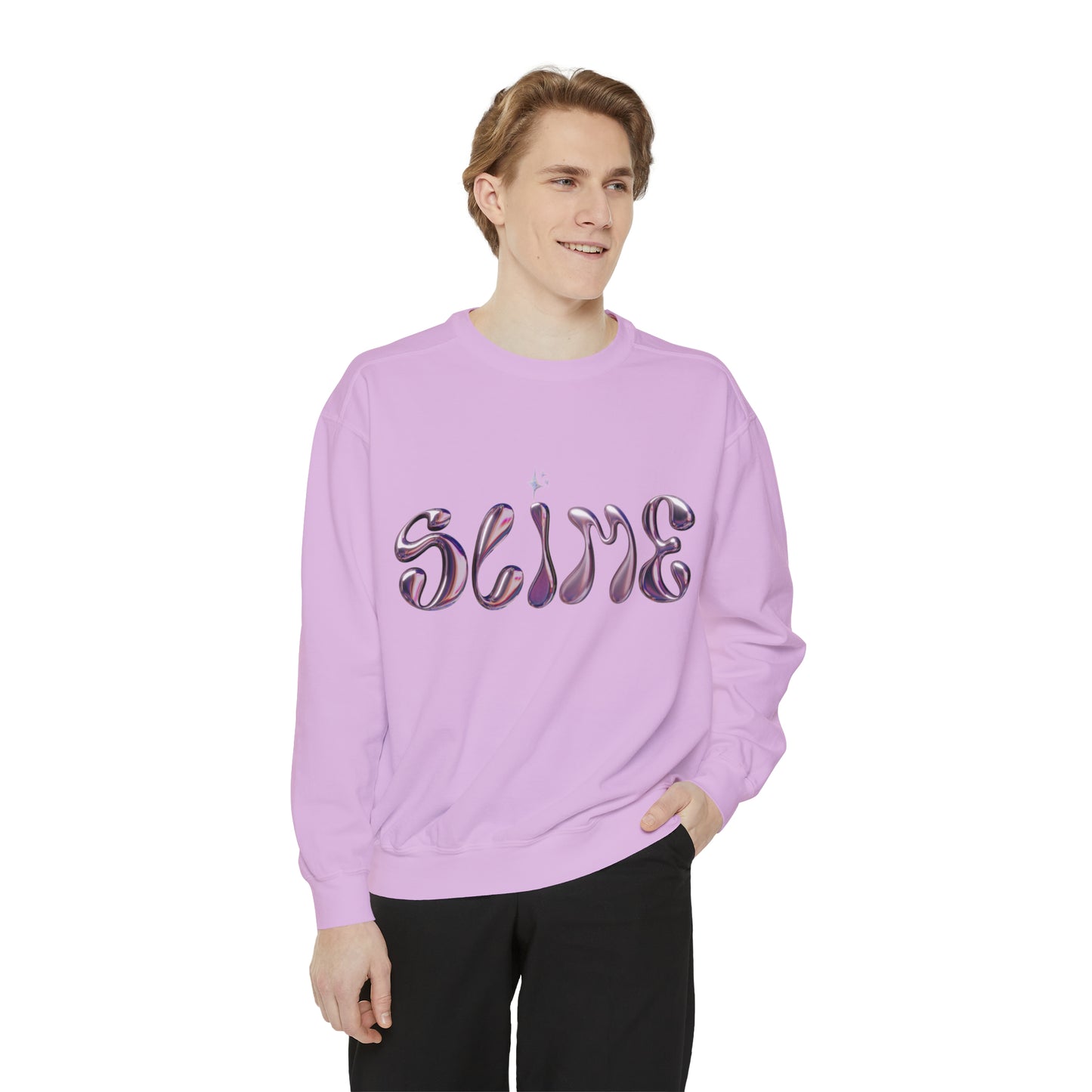 SLIME Crew Garment-Dyed Sweatshirt