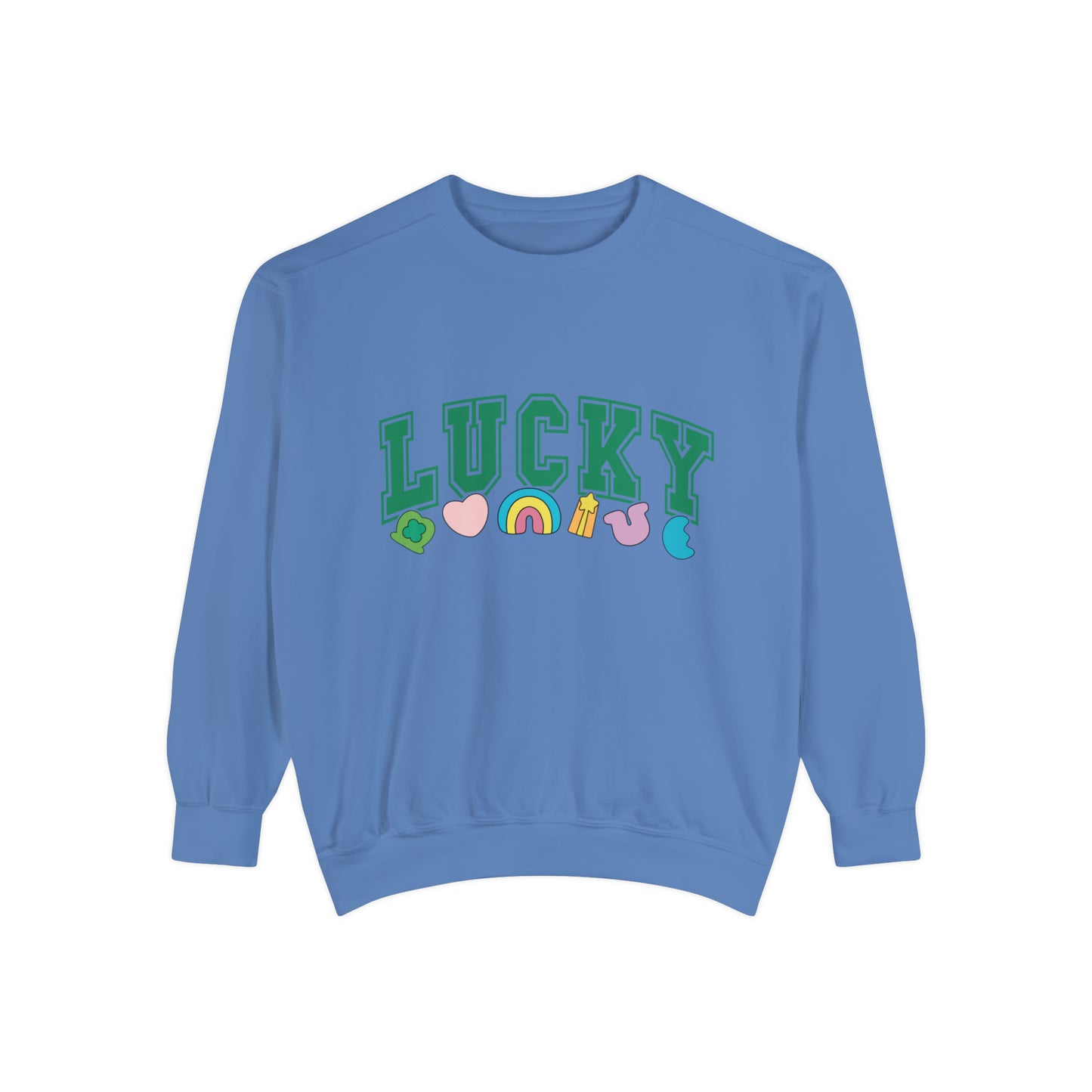 LUCKY Unisex Garment-Dyed Sweatshirt