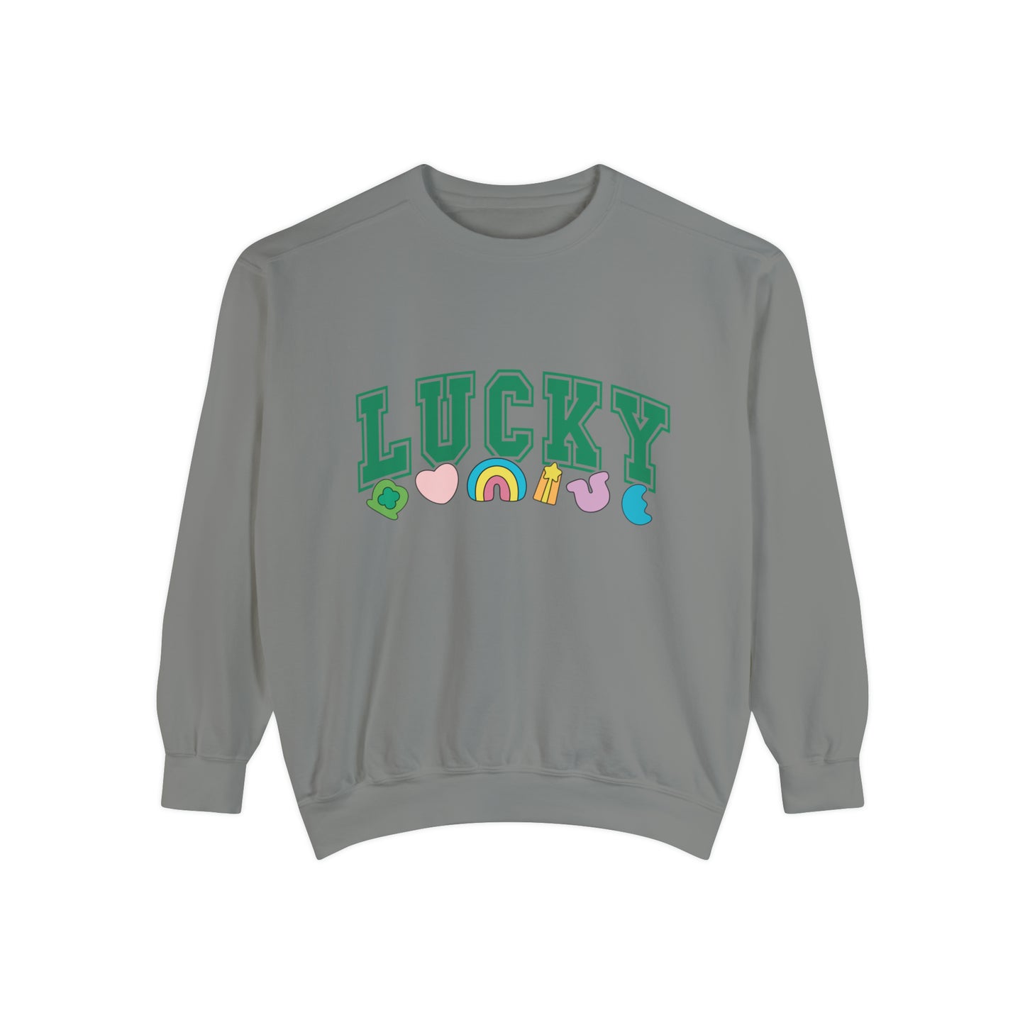 LUCKY Unisex Garment-Dyed Sweatshirt
