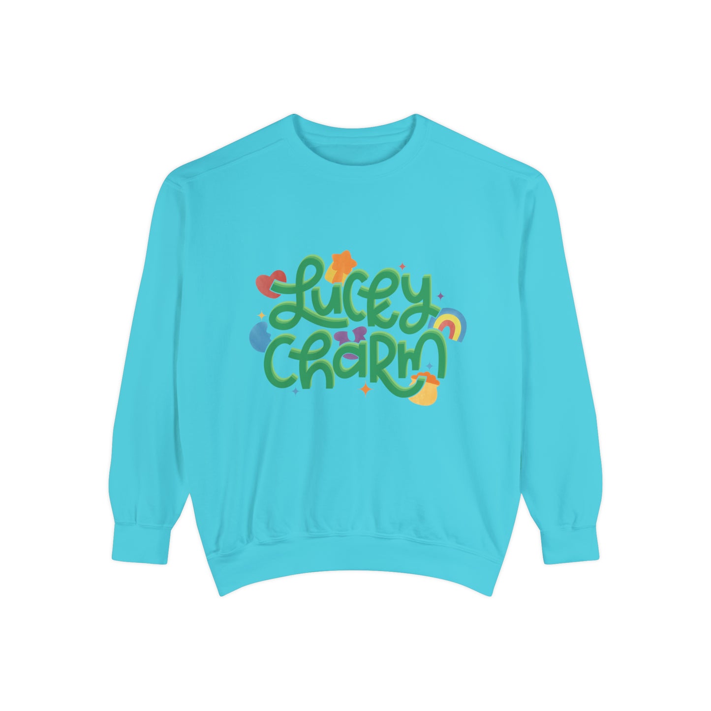 LUCKY CHARM Unisex Garment-Dyed Sweatshirt