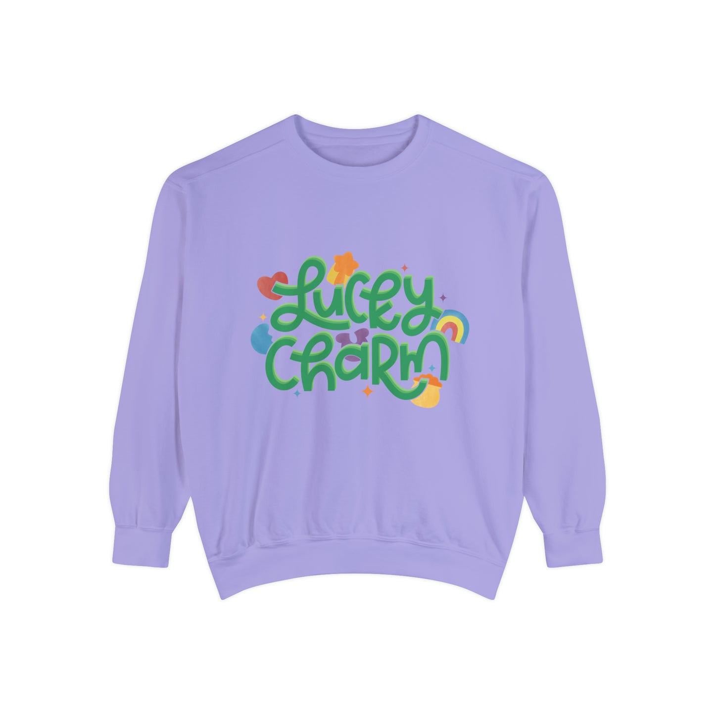 LUCKY CHARM Unisex Garment-Dyed Sweatshirt