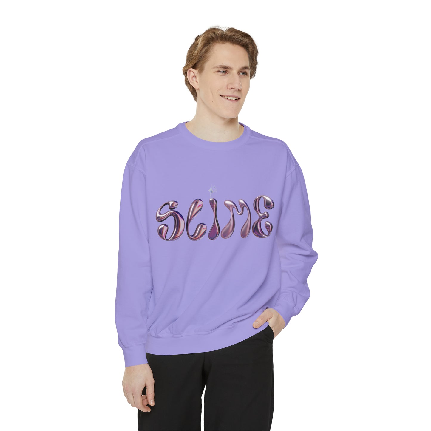 SLIME Crew Garment-Dyed Sweatshirt