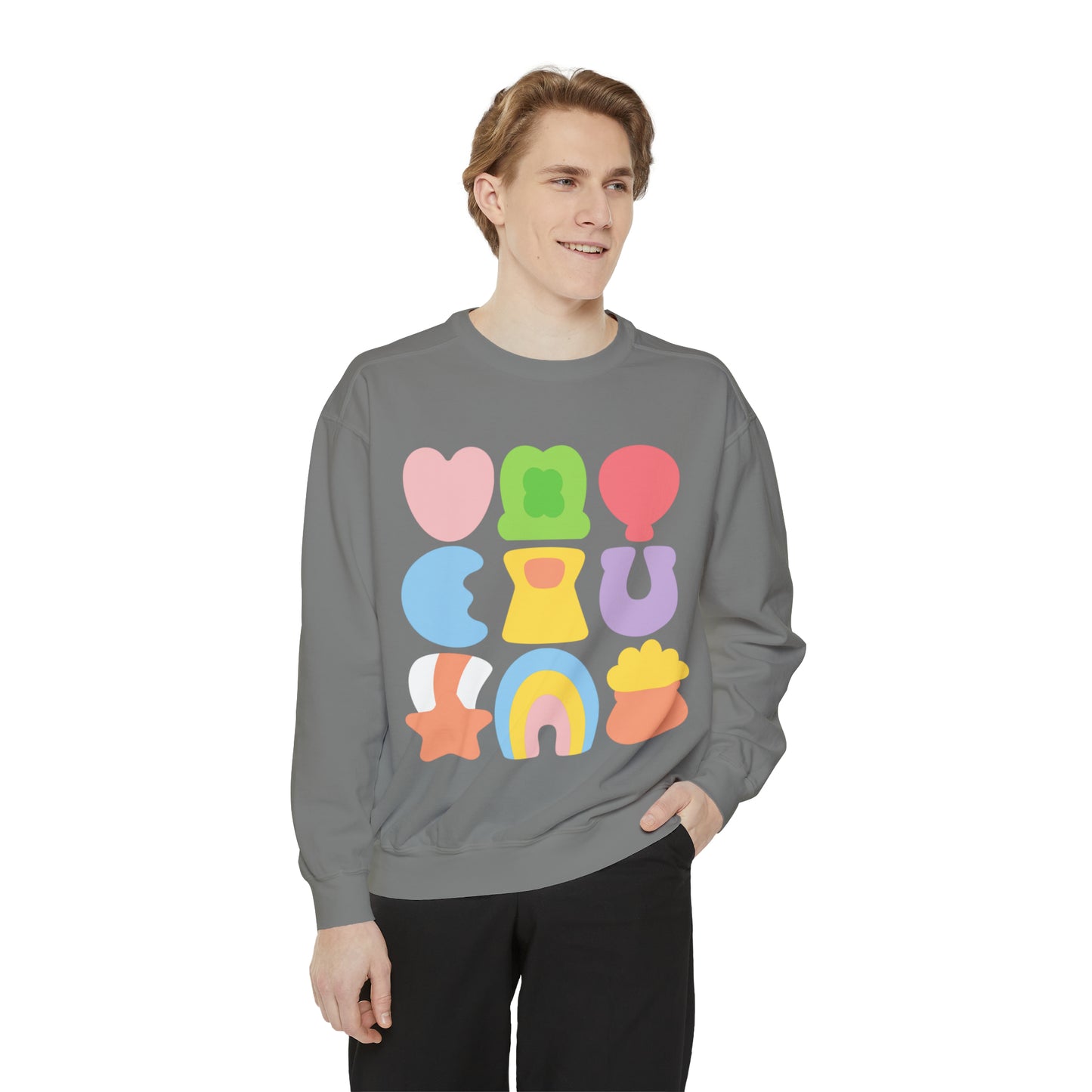Lucky Marshmallow Unisex Garment-Dyed Sweatshirt