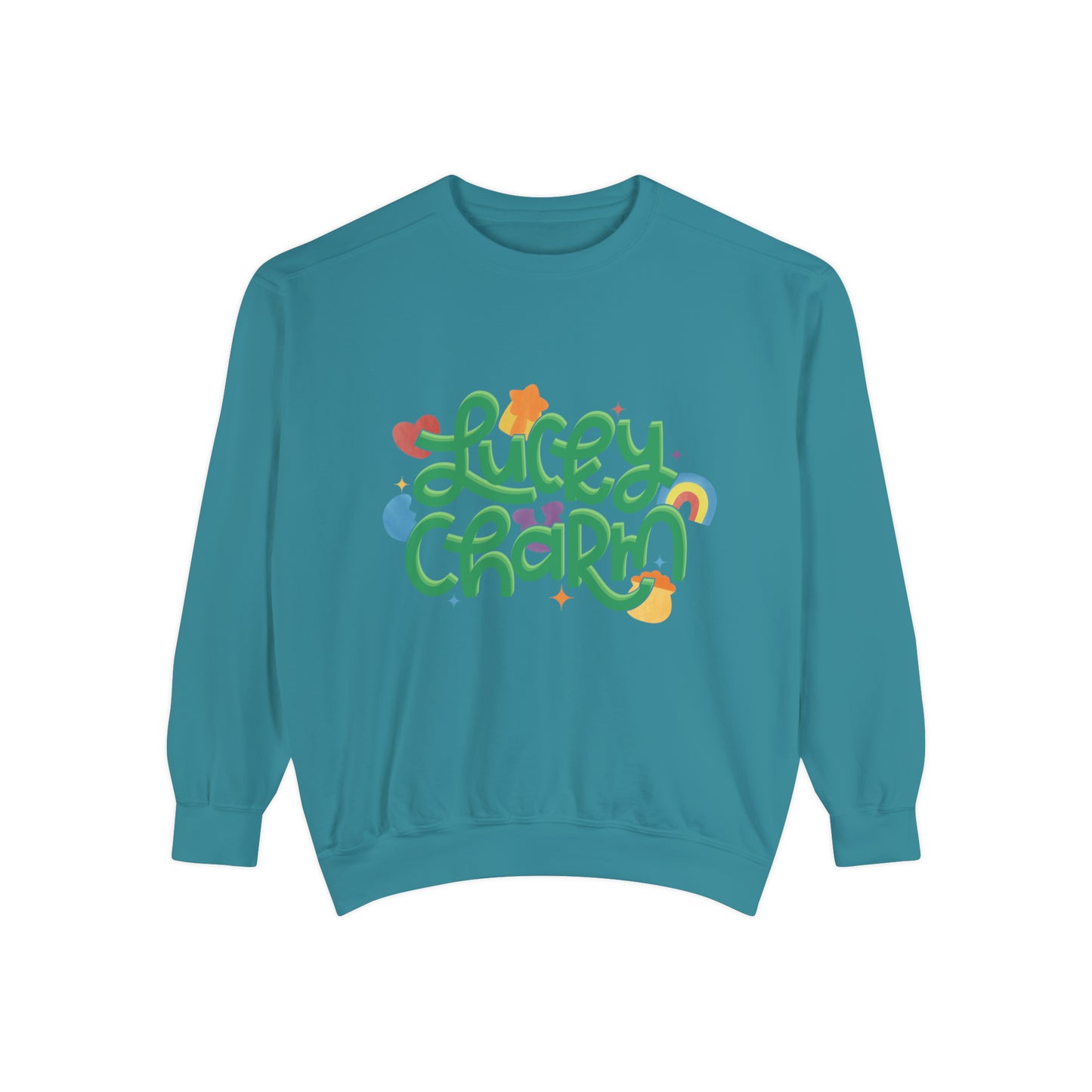 LUCKY CHARM Unisex Garment-Dyed Sweatshirt