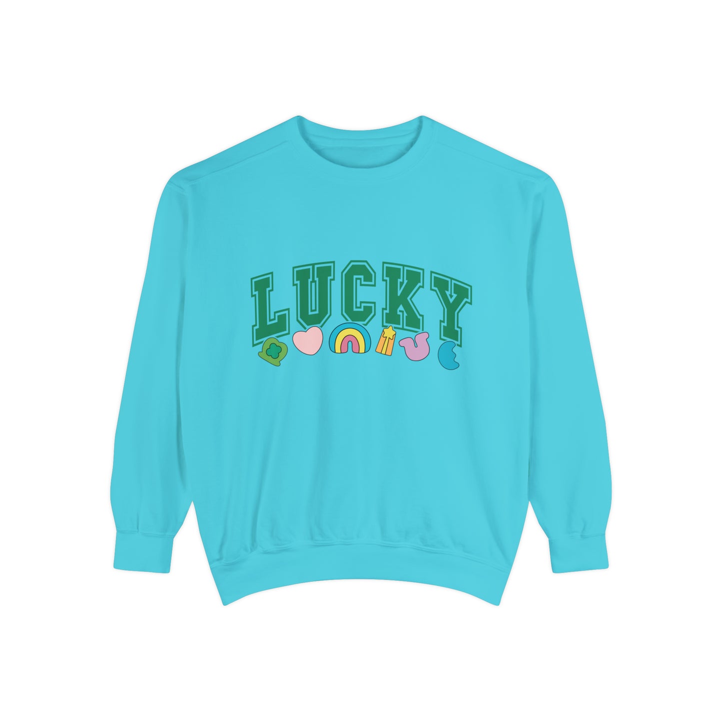 LUCKY Unisex Garment-Dyed Sweatshirt