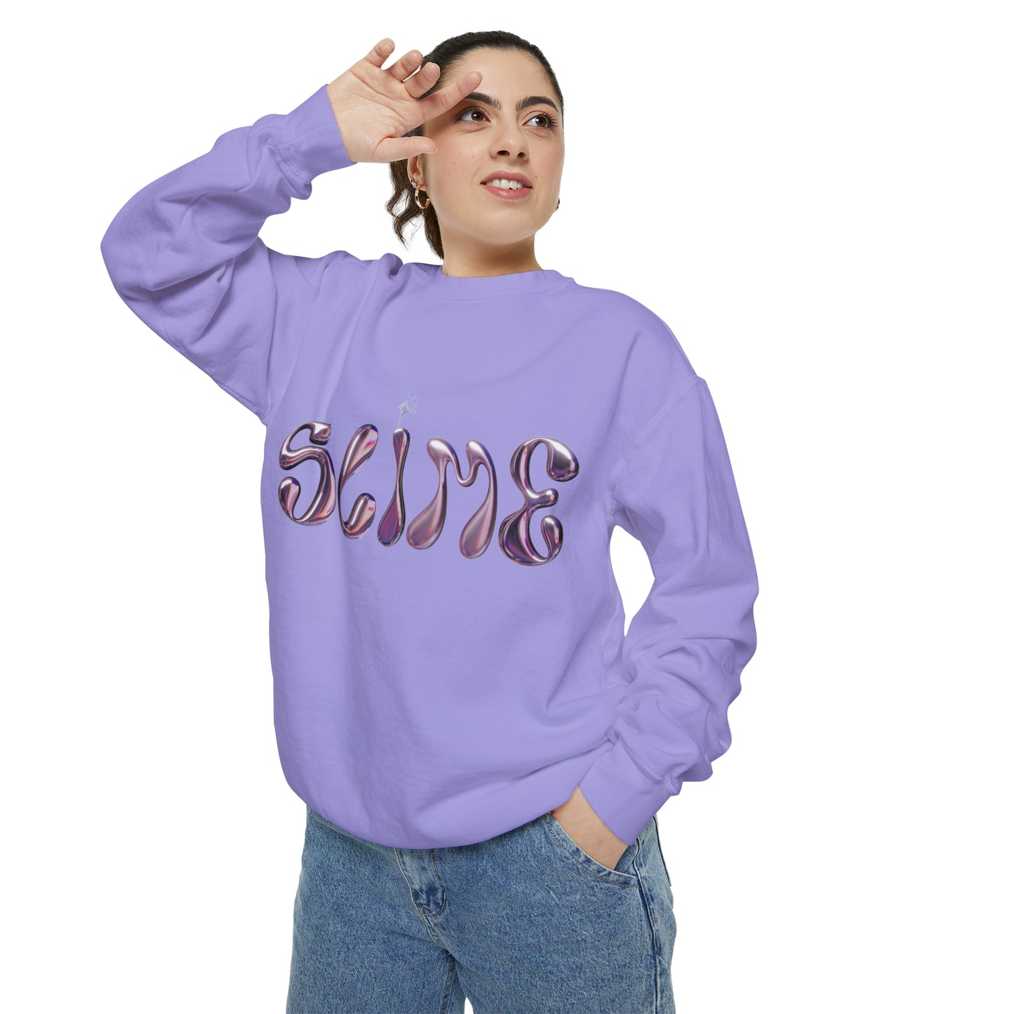 SLIME Crew Garment-Dyed Sweatshirt