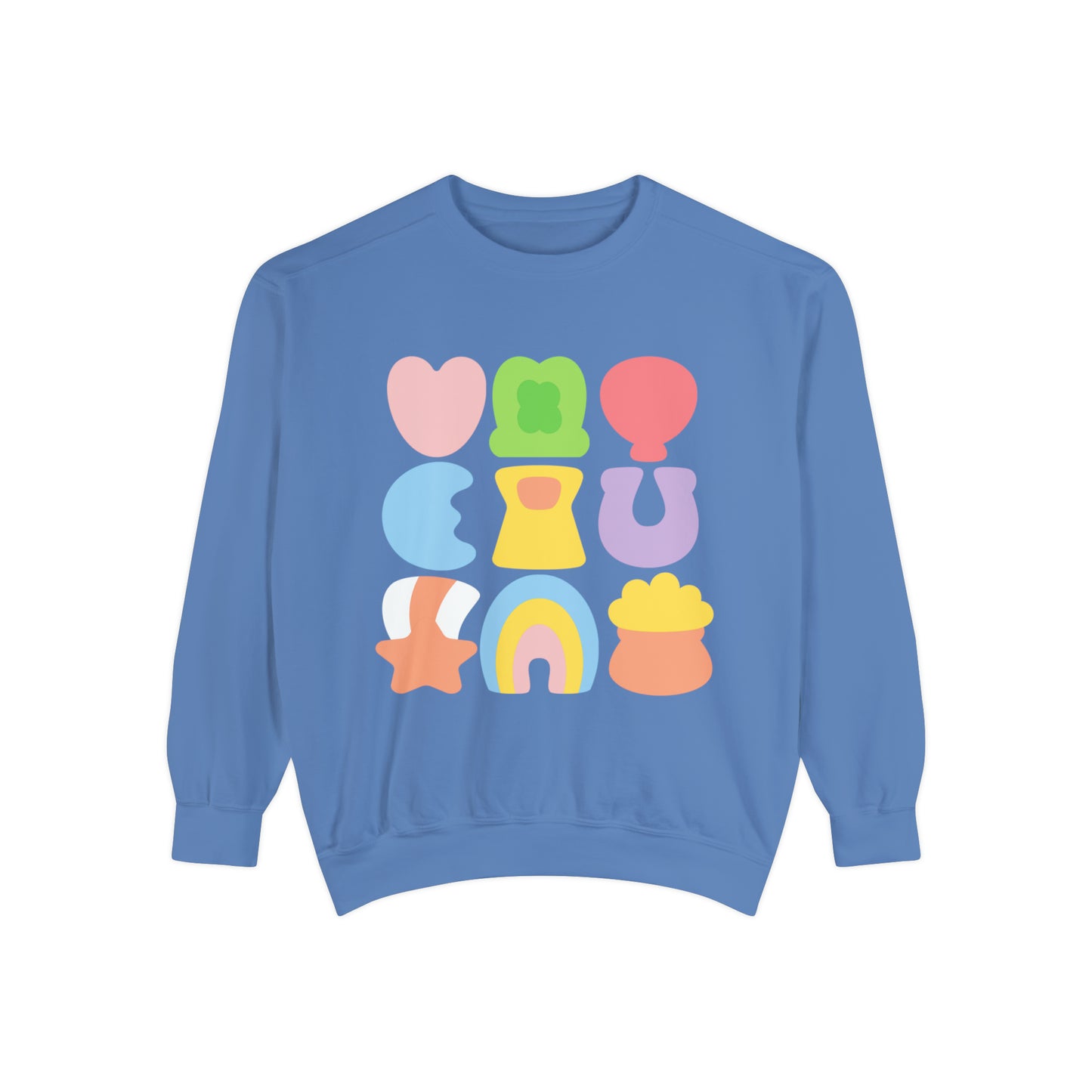 Lucky Marshmallow Unisex Garment-Dyed Sweatshirt