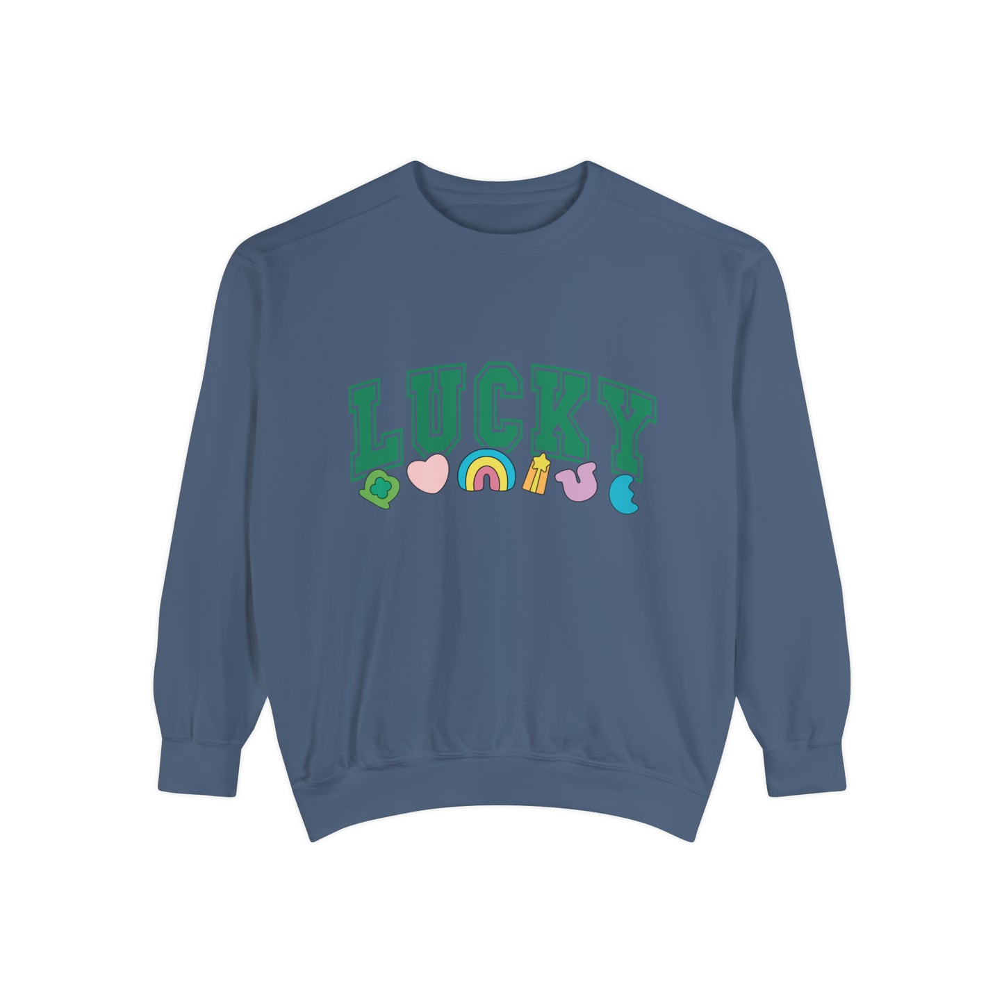 LUCKY Unisex Garment-Dyed Sweatshirt
