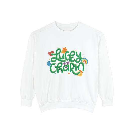 LUCKY CHARM Unisex Garment-Dyed Sweatshirt