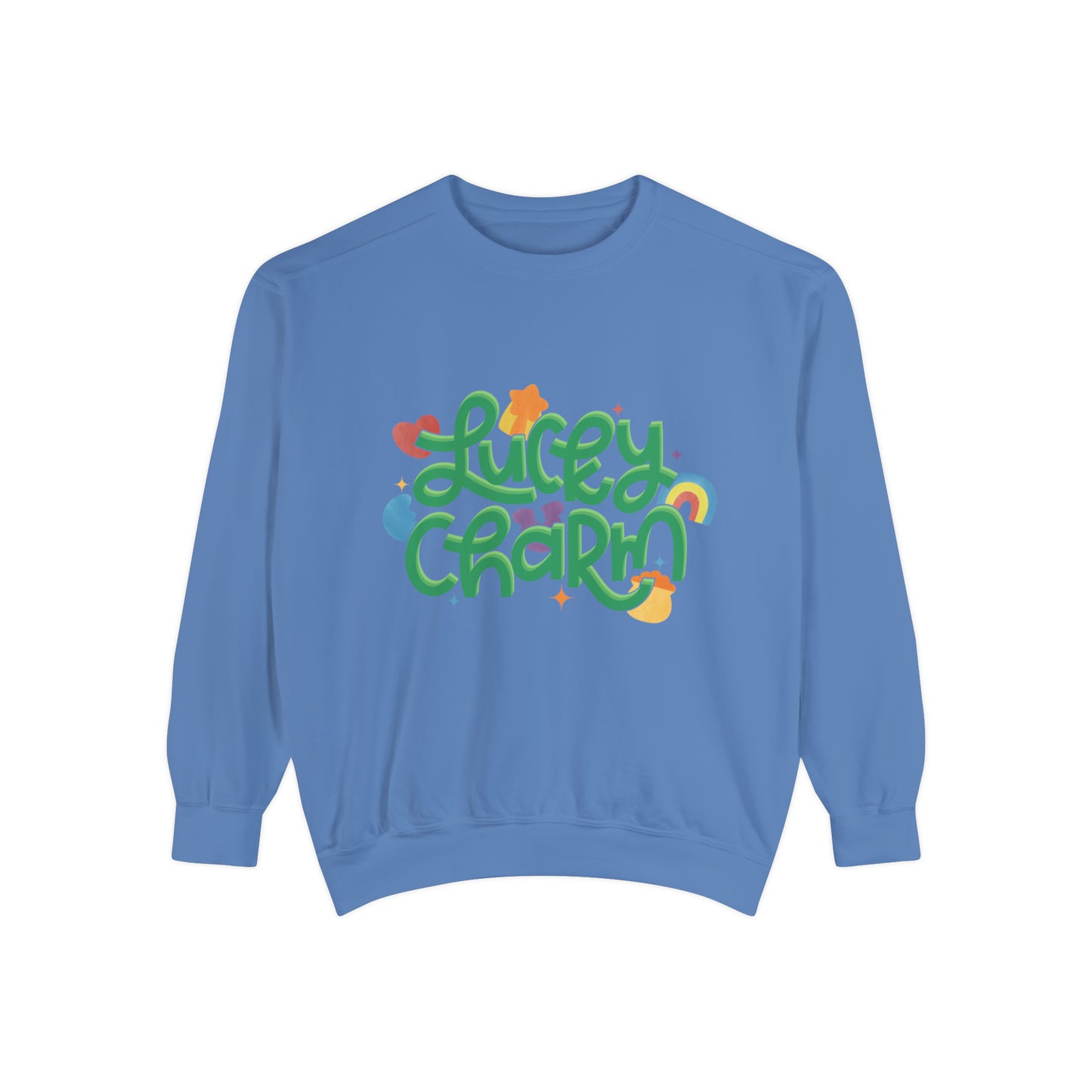 LUCKY CHARM Unisex Garment-Dyed Sweatshirt