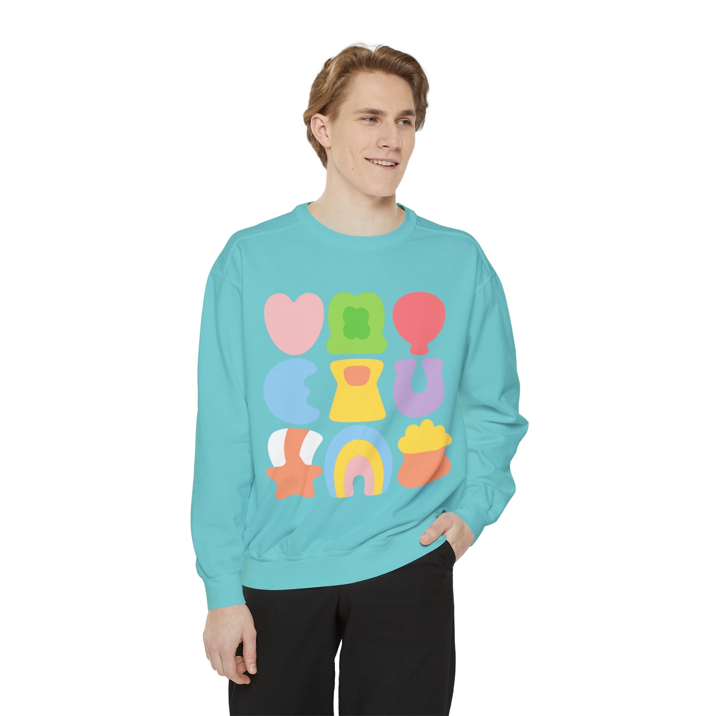 Lucky Marshmallow Unisex Garment-Dyed Sweatshirt