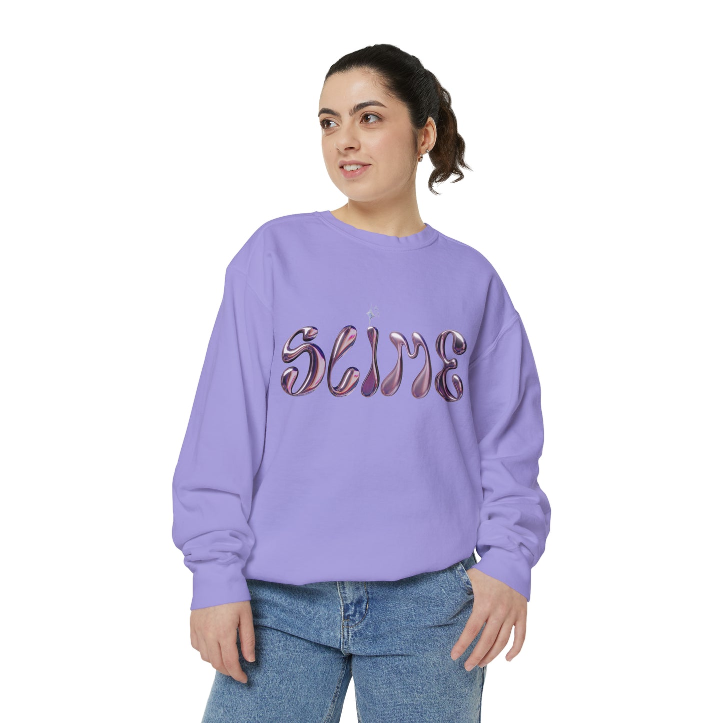 SLIME Crew Garment-Dyed Sweatshirt