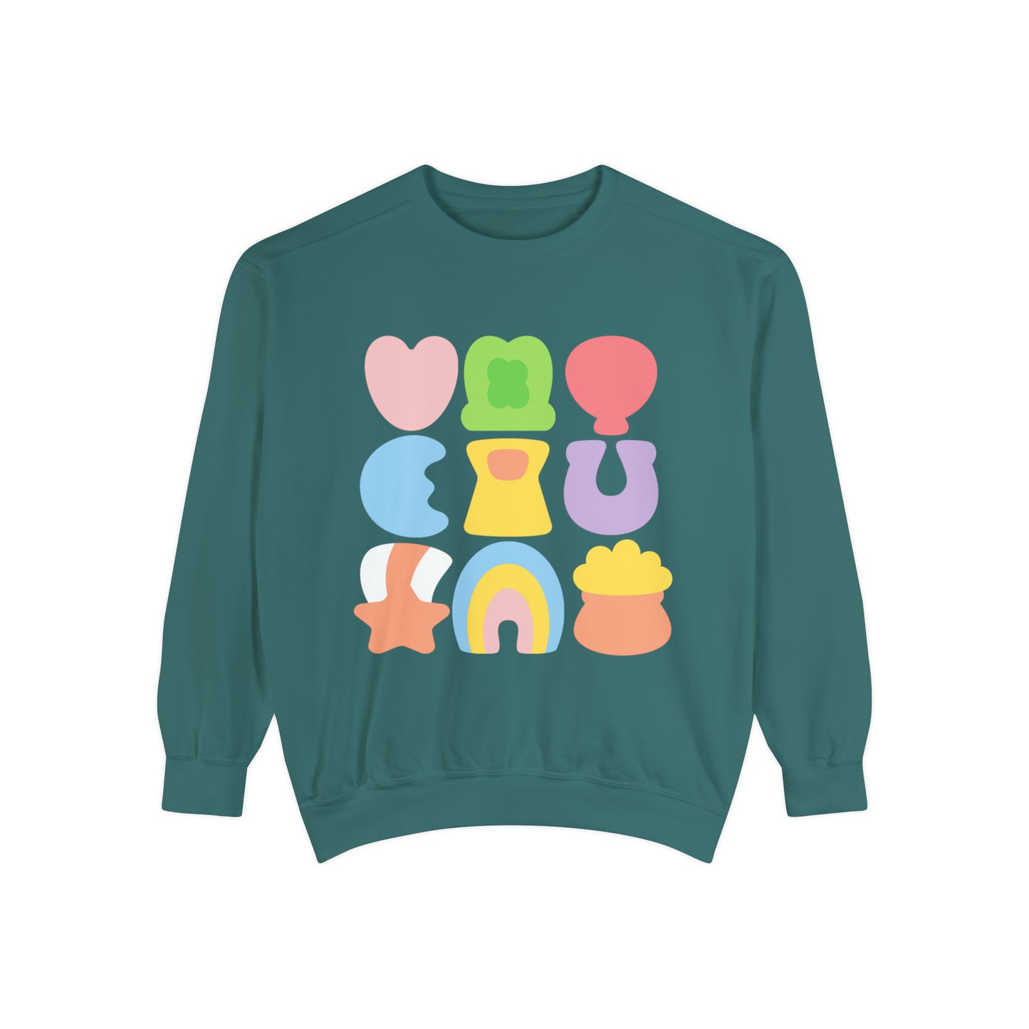 Lucky Marshmallow Unisex Garment-Dyed Sweatshirt