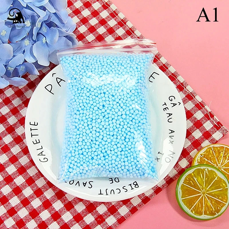 9Colors 3D Fluffy Foam Clay Slime DIY Soft Cotton Slime Ball Education Craft Toy Antistress Kids Toys for Children