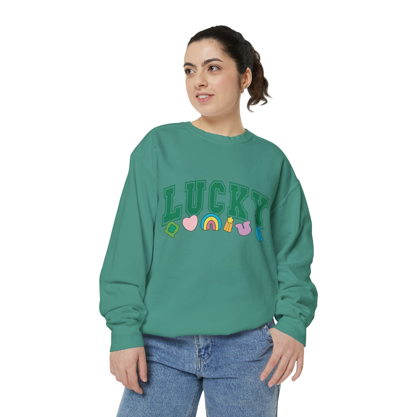 LUCKY Unisex Garment-Dyed Sweatshirt