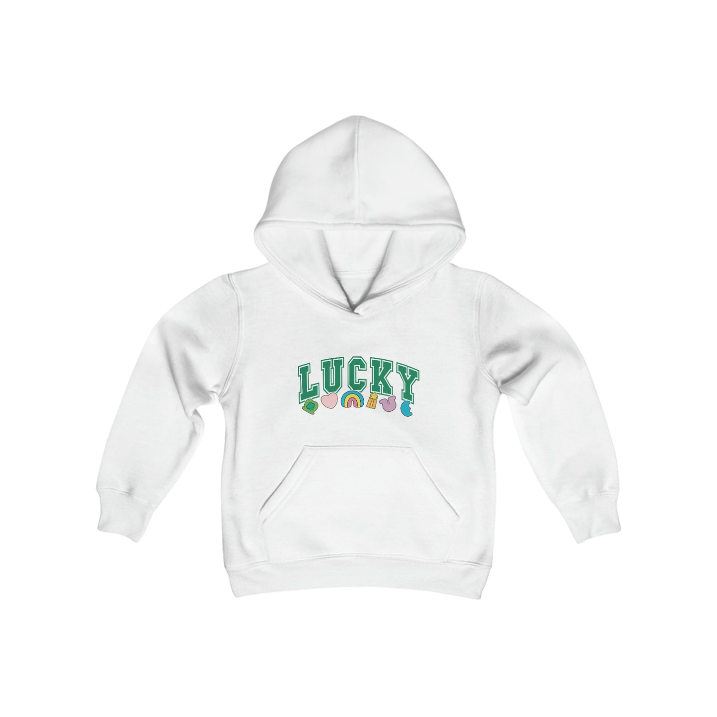 Youth LUCKY Heavy Blend Hooded Sweatshirt