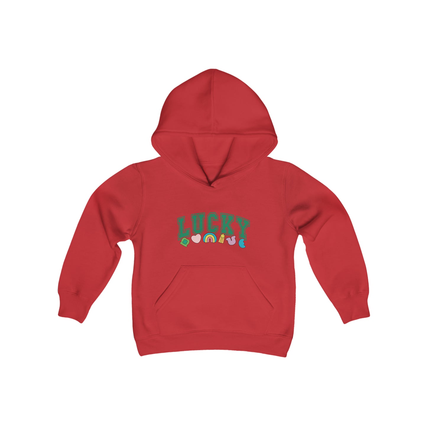 Youth LUCKY Heavy Blend Hooded Sweatshirt