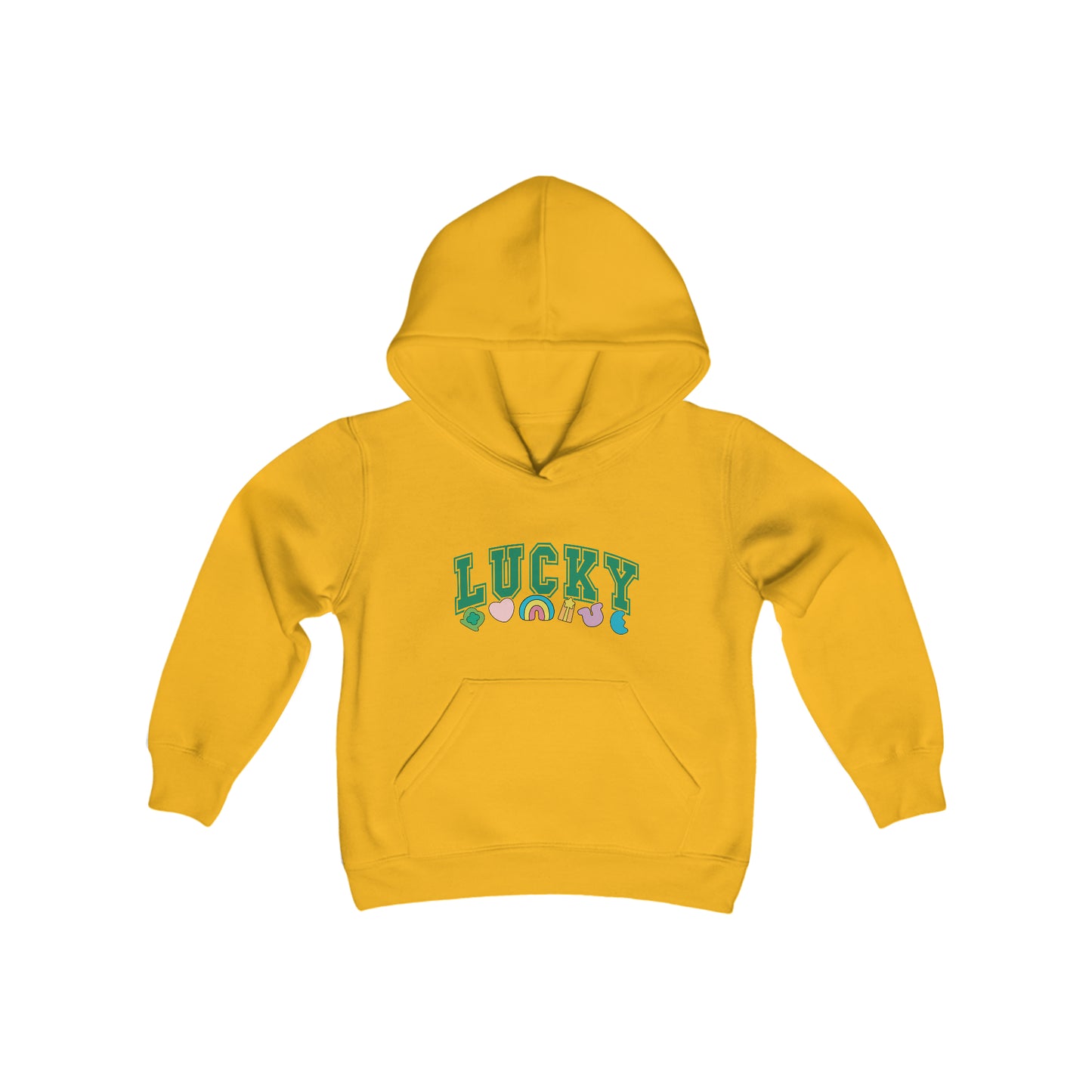 Youth LUCKY Heavy Blend Hooded Sweatshirt