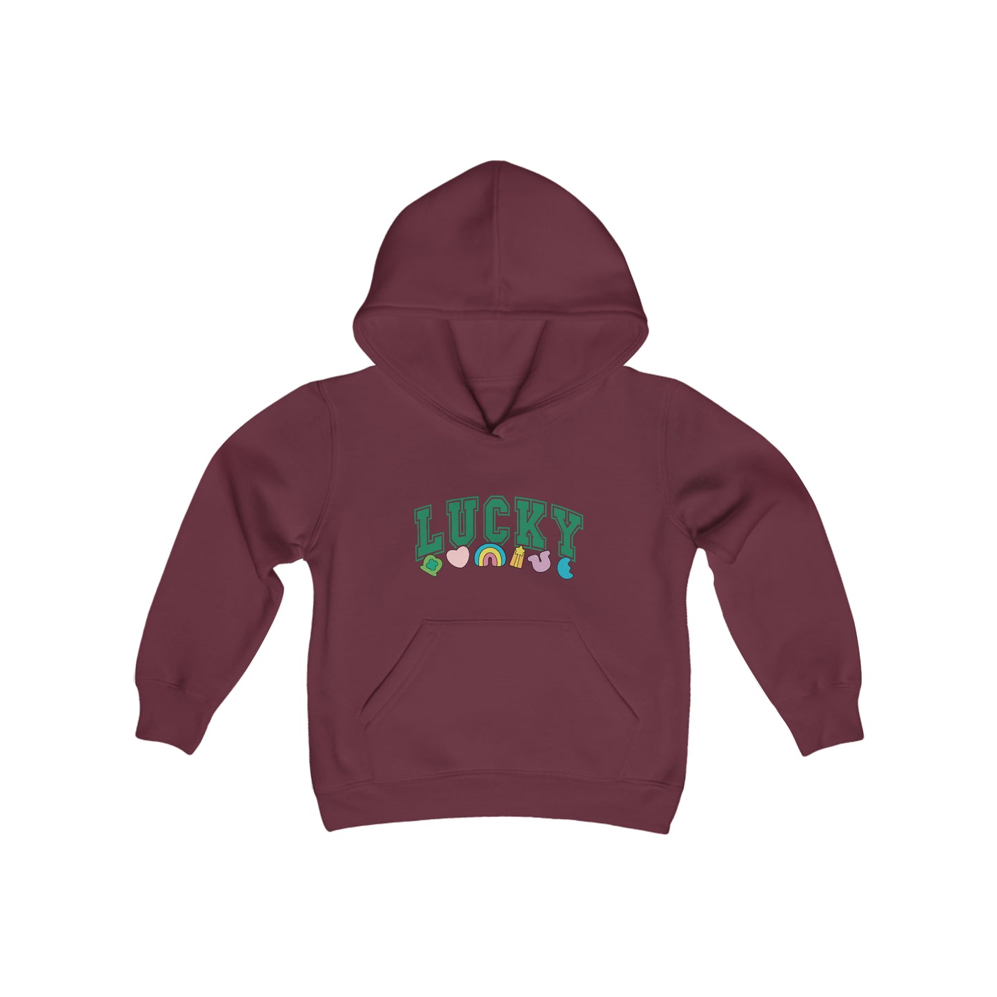 Youth LUCKY Heavy Blend Hooded Sweatshirt