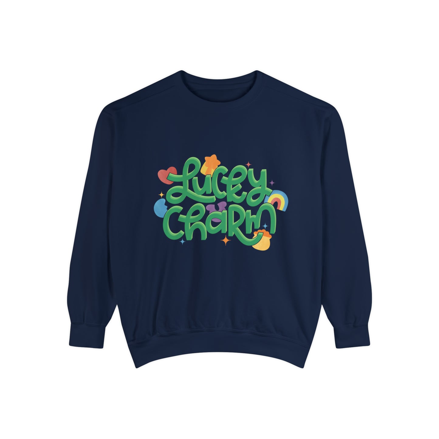 LUCKY CHARM Unisex Garment-Dyed Sweatshirt