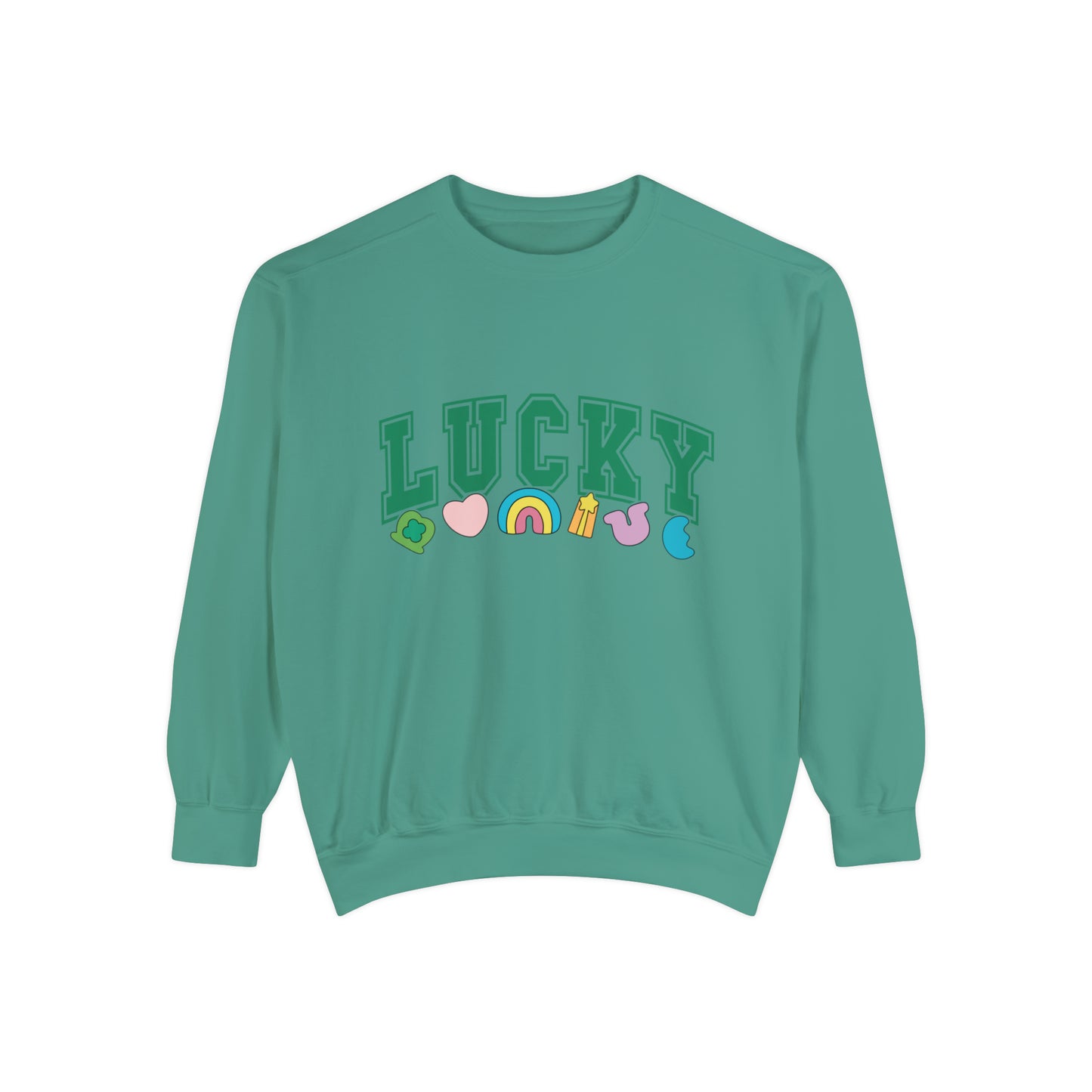LUCKY Unisex Garment-Dyed Sweatshirt