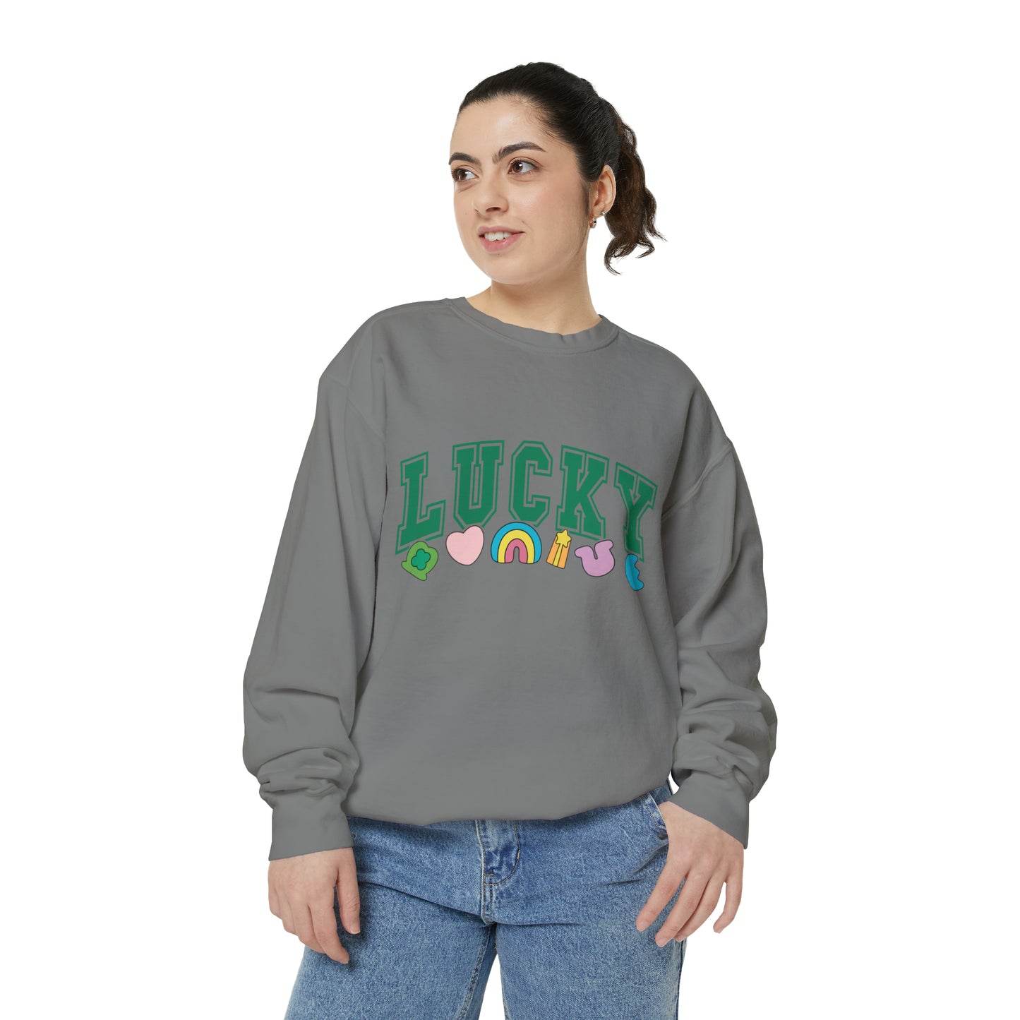 LUCKY Unisex Garment-Dyed Sweatshirt