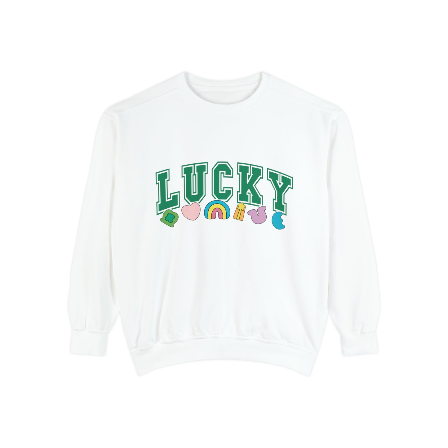 LUCKY Unisex Garment-Dyed Sweatshirt