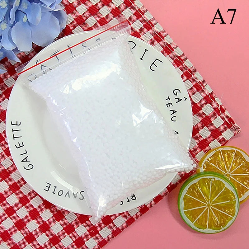 9Colors 3D Fluffy Foam Clay Slime DIY Soft Cotton Slime Ball Education Craft Toy Antistress Kids Toys for Children