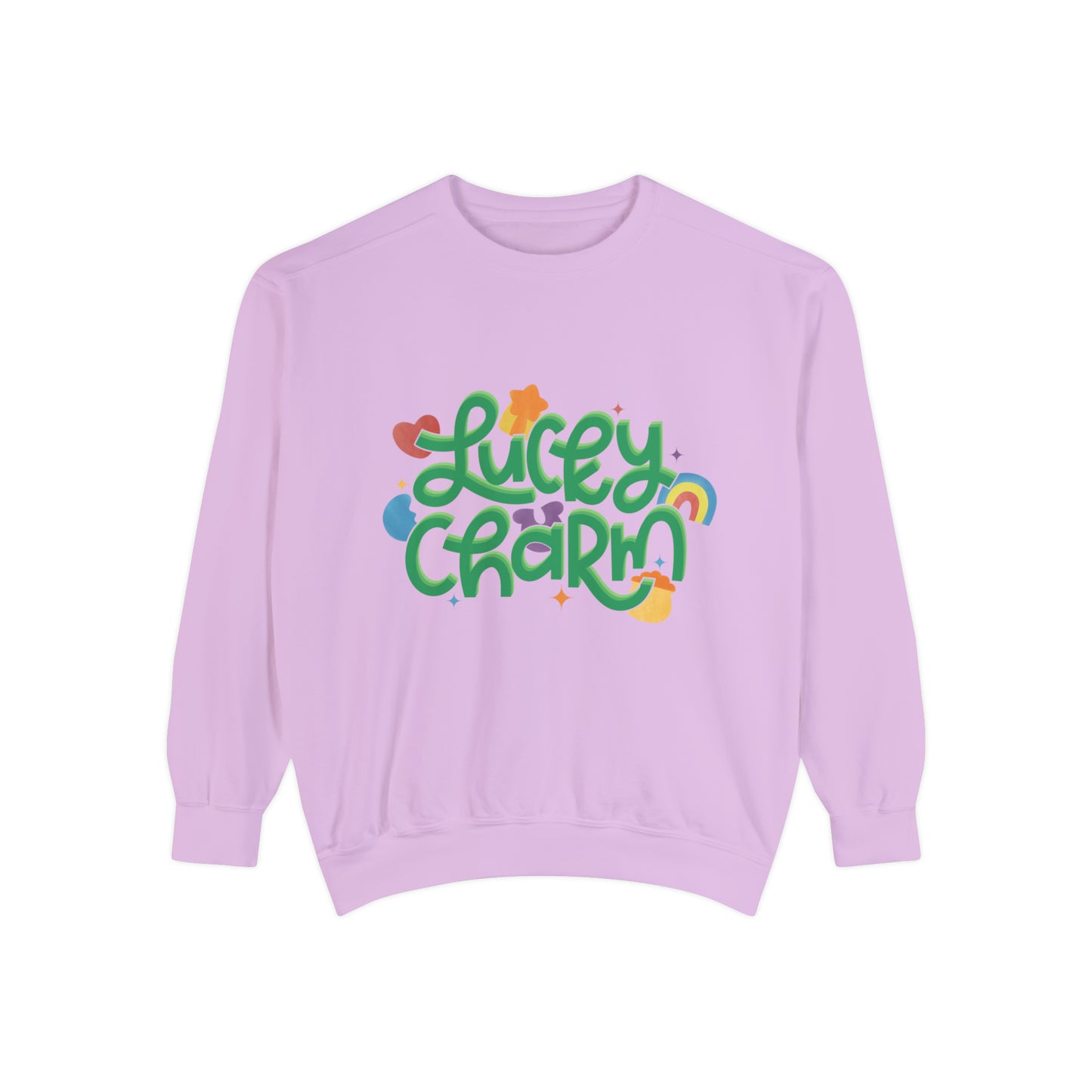 LUCKY CHARM Unisex Garment-Dyed Sweatshirt