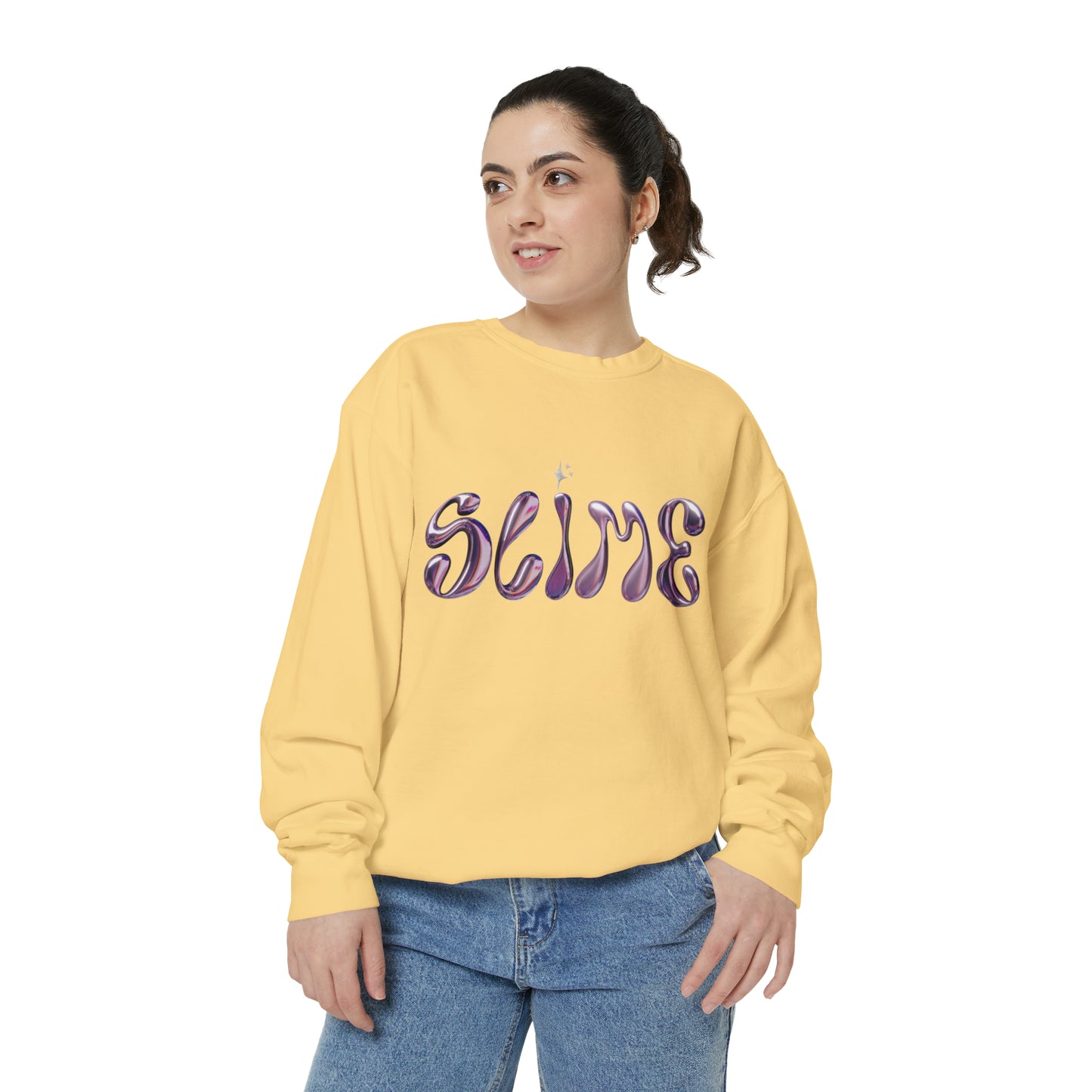 SLIME Crew Garment-Dyed Sweatshirt
