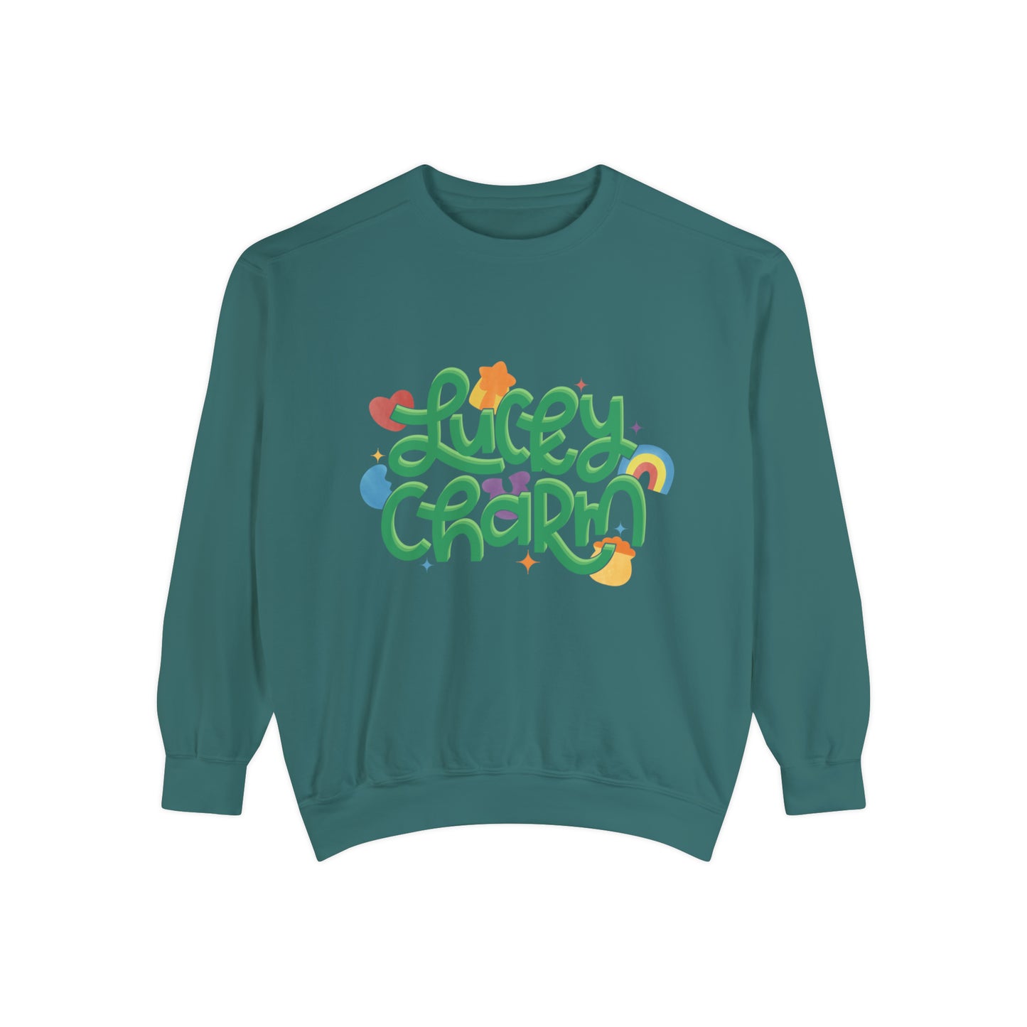 LUCKY CHARM Unisex Garment-Dyed Sweatshirt