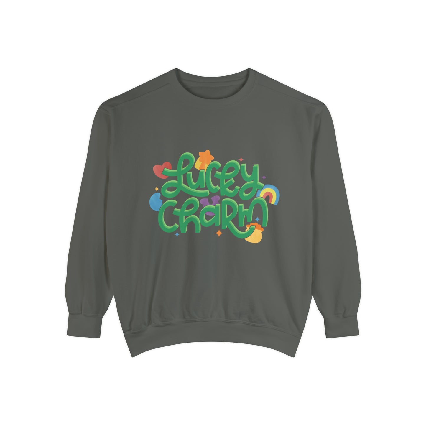 LUCKY CHARM Unisex Garment-Dyed Sweatshirt