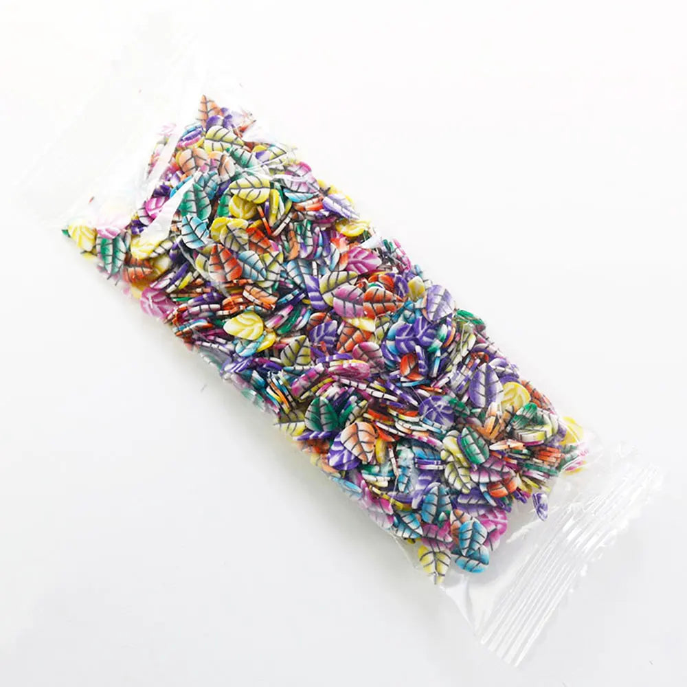For Fun Mixed 3D Fruit Slices 1000pcs Soft Clay Slime Animal Flower Slice Resin Filler for Nail Art Epoxy Mold DIY Crafts Making