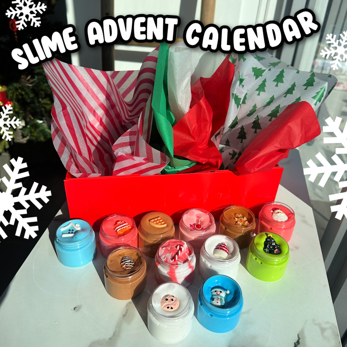 Slime Advent Calendar: 12 Day Slime Countdown! Nichole Jacklyne Slime