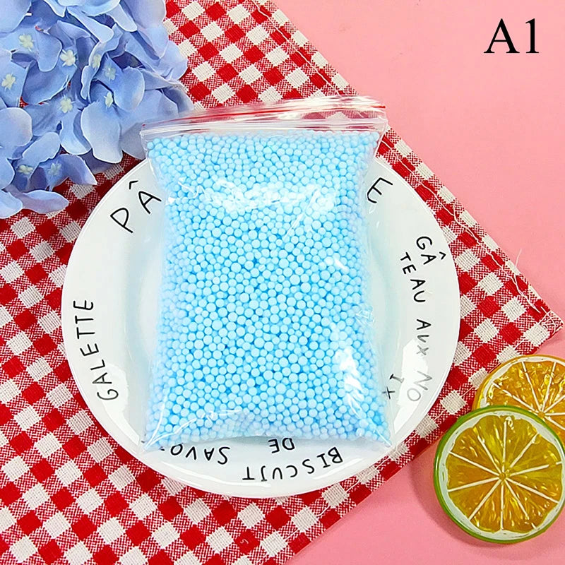 9Colors 3D Fluffy Foam Clay Slime DIY Soft Cotton Slime Ball Education Craft Toy Antistress Kids Toys for Children