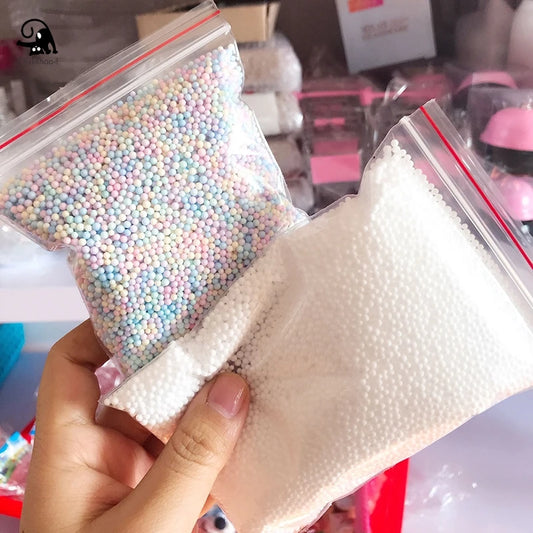 9Colors 3D Fluffy Foam Clay Slime DIY Soft Cotton Slime Ball Education Craft Toy Antistress Kids Toys for Children