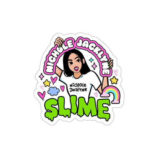 Nichole Jacklyne™ Slime Die-Cut Stickers